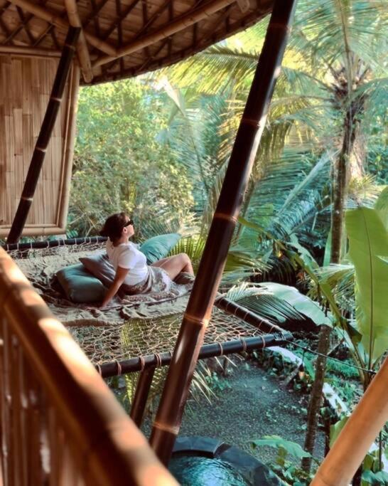 Eco Bamboo Island Bali - Bamboo House #4 Villa Selat Buitenkant foto