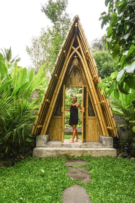 Eco Bamboo Island Bali - Bamboo House #4 Villa Selat Buitenkant foto
