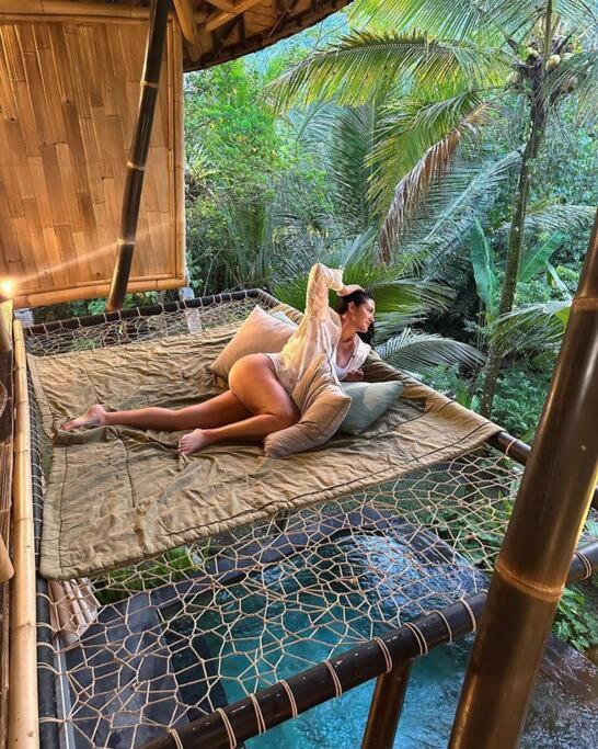 Eco Bamboo Island Bali - Bamboo House #4 Villa Selat Buitenkant foto