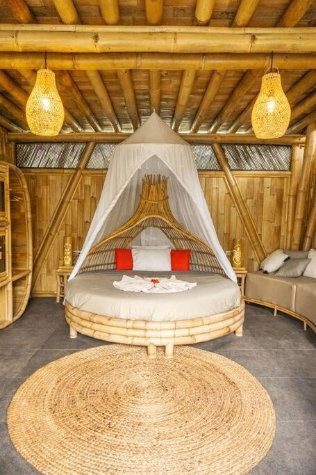 Eco Bamboo Island Bali - Bamboo House #4 Villa Selat Buitenkant foto