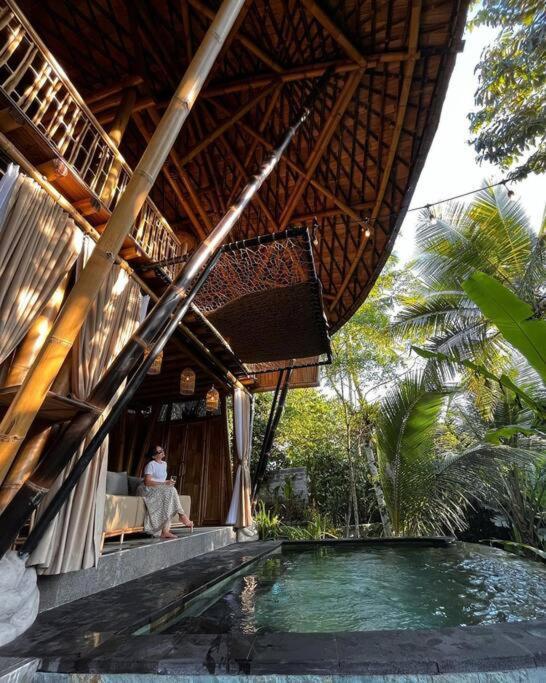 Eco Bamboo Island Bali - Bamboo House #4 Villa Selat Buitenkant foto